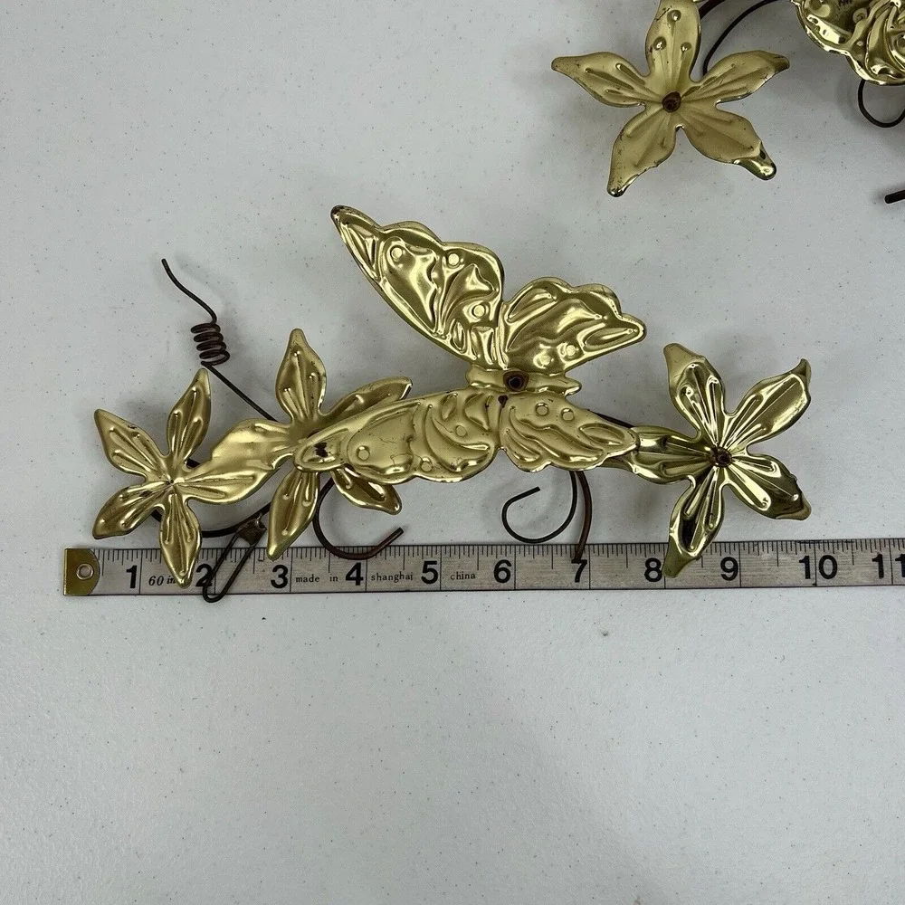 Vintage metal butterfly